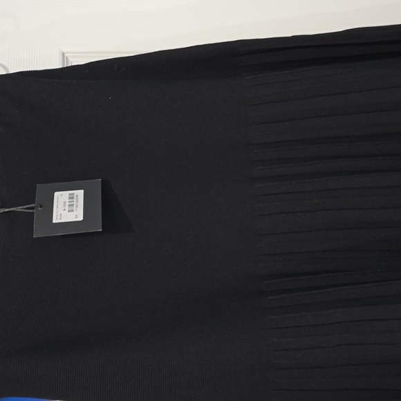 NWT ✅ Slate Knit Pleated Long Skirt Maxi Length BLACK - Size XL ✨ NEW WITH TAGS - Picture 6 of 7